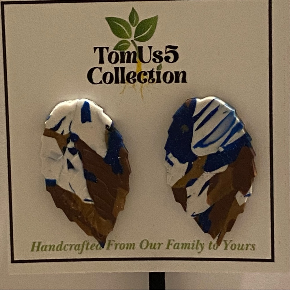 TomUs5 Collection clay handmade earrings